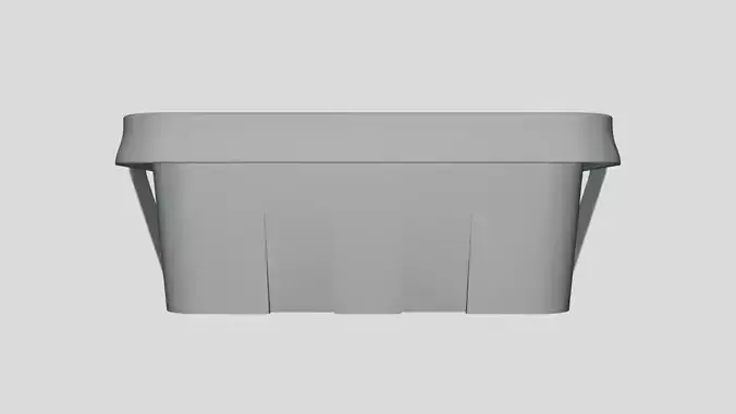 Basic Food Container - Geometry Only No Textures No Materials