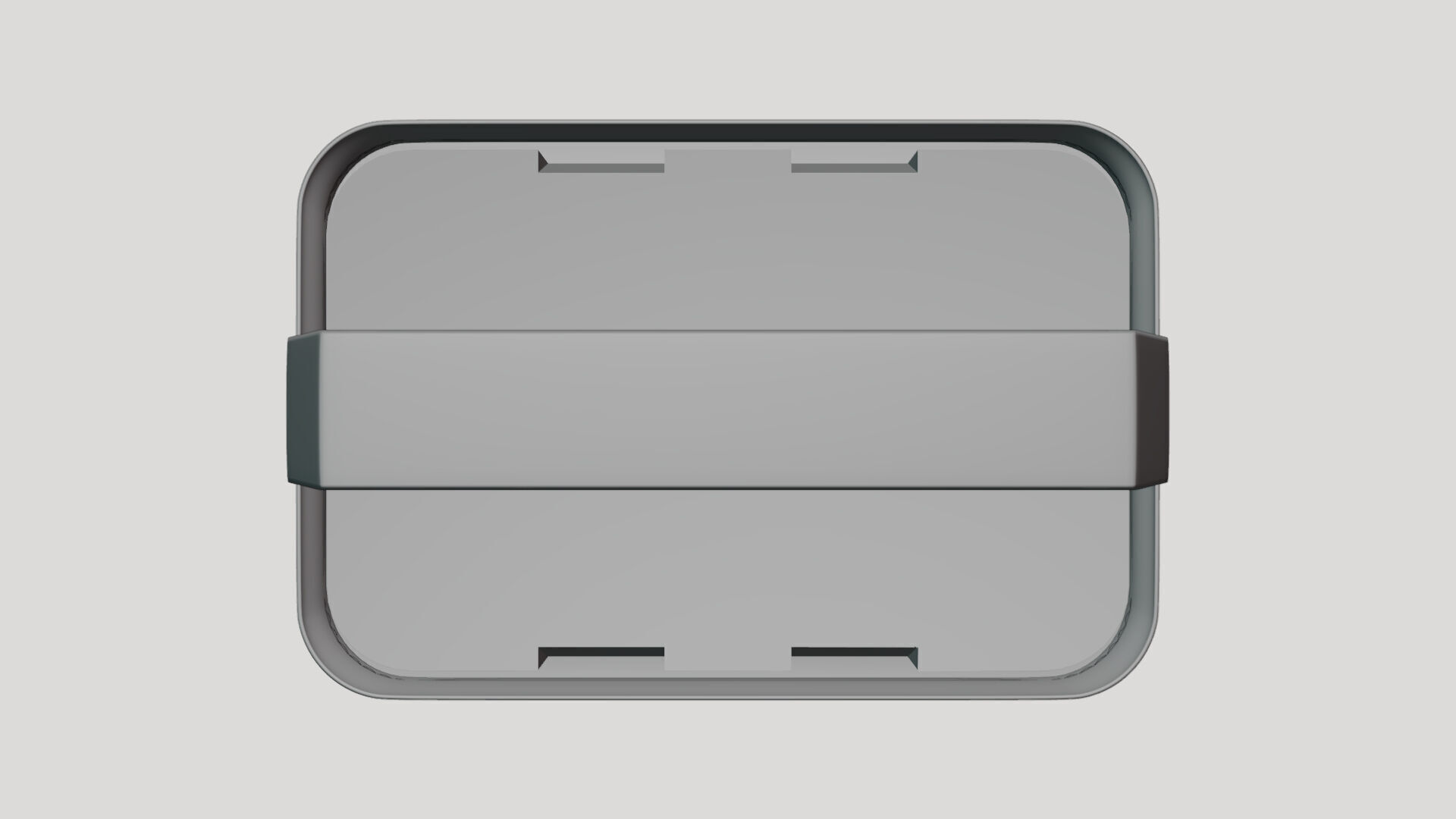 Basic Food Container - Geometry Only No Textures No Materials 3D model_3