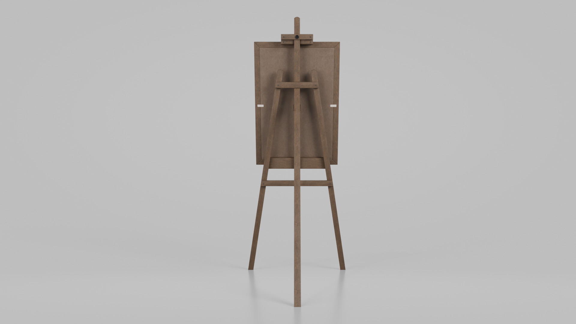 Customizable Wooden Greenboard with Stand - Tall Writing Board Low-poly 3D model_5