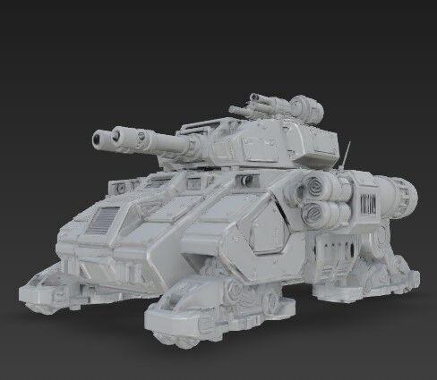 D Printable Iron Oath Goliath Heavy Assault Tank 3D model_1