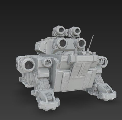 D Printable Iron Oath Goliath Heavy Assault Tank 3D model_9