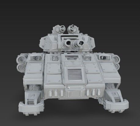 D Printable Iron Oath Goliath Heavy Assault Tank 3D model_2