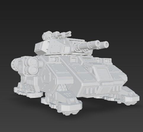 D Printable Iron Oath Goliath Heavy Assault Tank 3D model_19