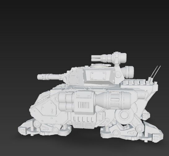 D Printable Iron Oath Goliath Heavy Assault Tank 3D model_14
