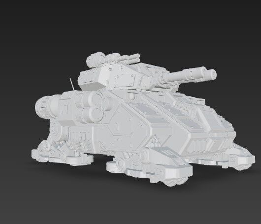 D Printable Iron Oath Goliath Heavy Assault Tank 3D model_20