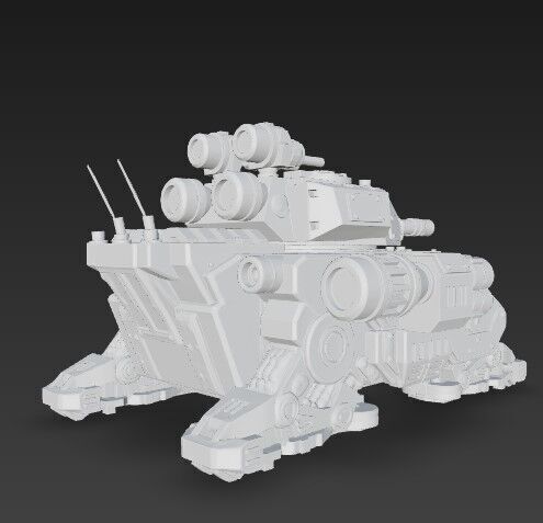 D Printable Iron Oath Goliath Heavy Assault Tank 3D model_11