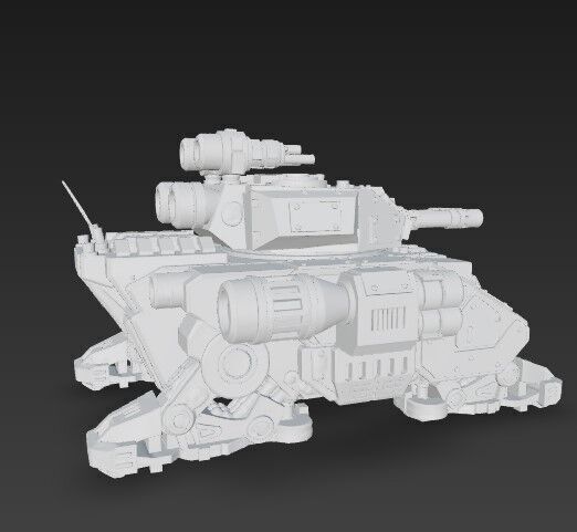 D Printable Iron Oath Goliath Heavy Assault Tank 3D model_10