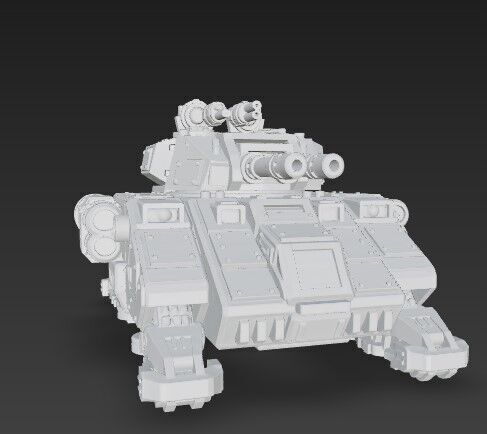D Printable Iron Oath Goliath Heavy Assault Tank 3D model_17