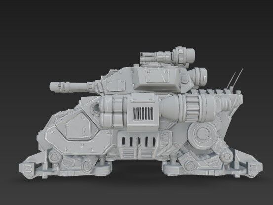 D Printable Iron Oath Goliath Heavy Assault Tank 3D model_5