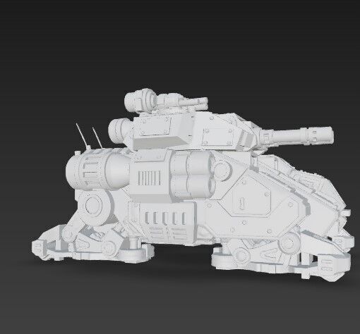 D Printable Iron Oath Goliath Heavy Assault Tank 3D model_21