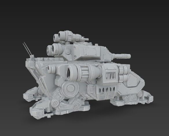 D Printable Iron Oath Goliath Heavy Assault Tank 3D model_8