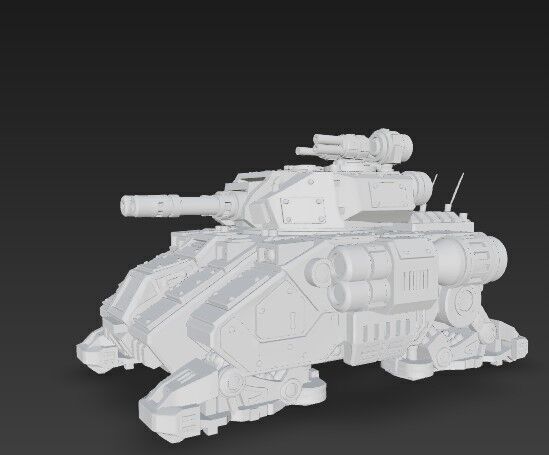 D Printable Iron Oath Goliath Heavy Assault Tank 3D model_15