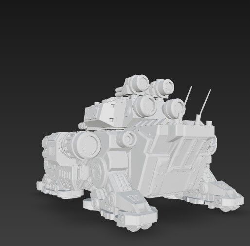 D Printable Iron Oath Goliath Heavy Assault Tank 3D model_13