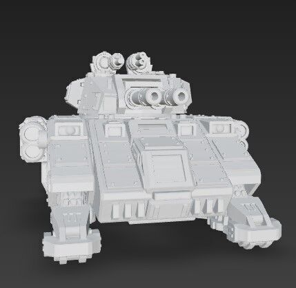 D Printable Iron Oath Goliath Heavy Assault Tank 3D model_18
