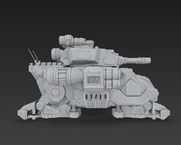 D Printable Iron Oath Goliath Heavy Assault Tank 3D model_4