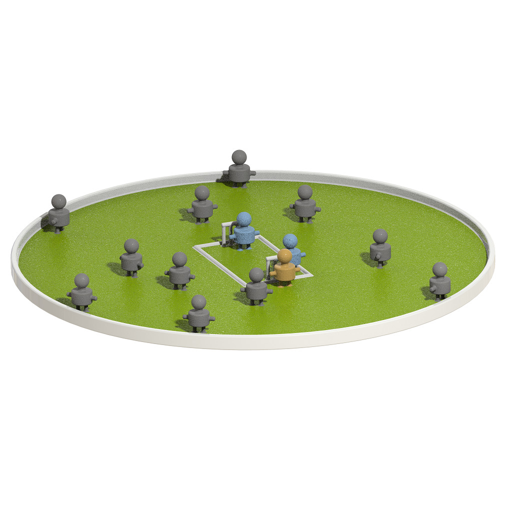 Exquisite Cricket Ground 3D print model_1