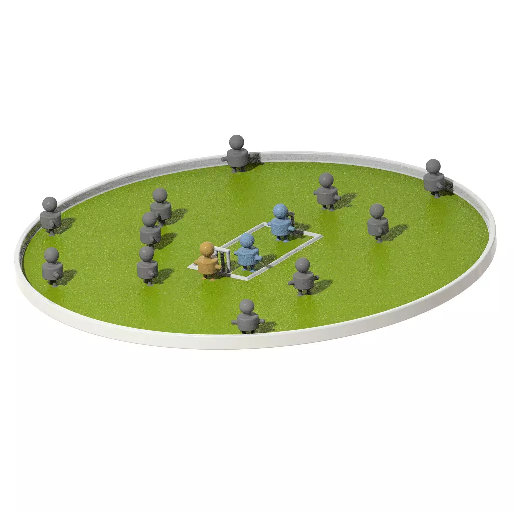 Exquisite Cricket Ground 3D print model_0