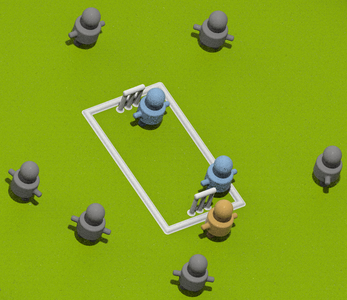 Exquisite Cricket Ground 3D print model_4