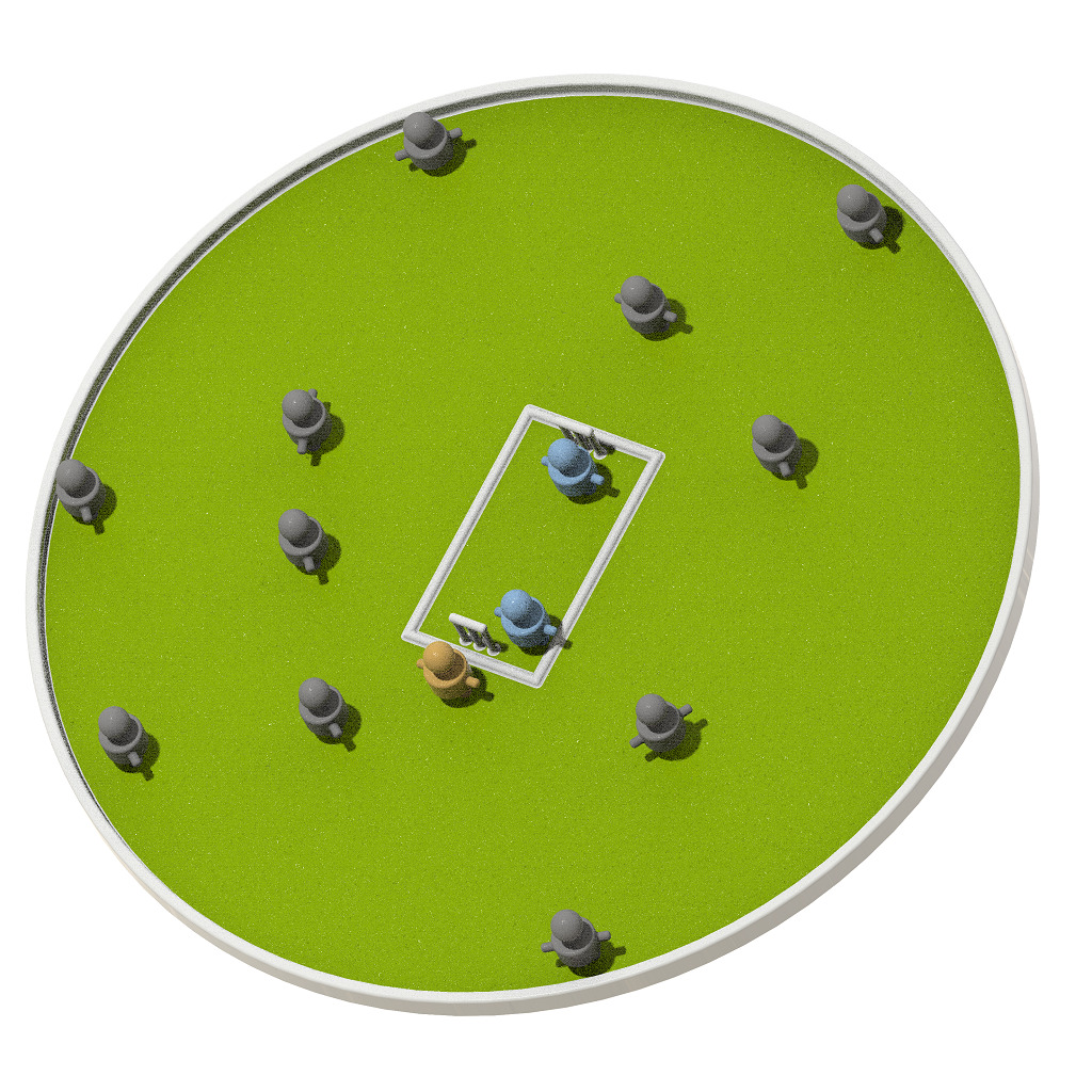 Exquisite Cricket Ground 3D print model_3