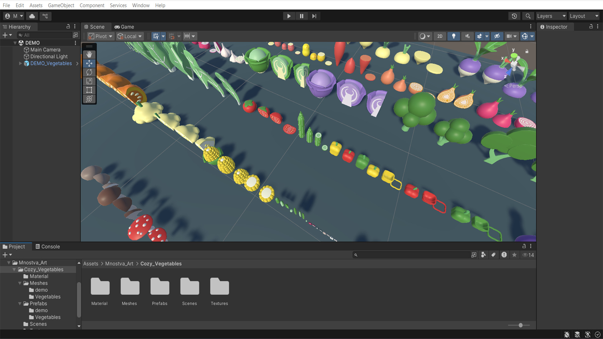 Cartoon Vegetable Garden Low-poly 3D model_14