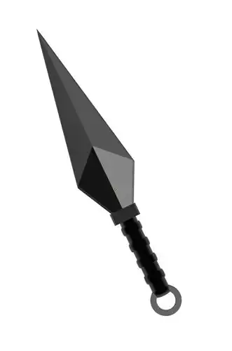 Kunai Low-poly 3D model