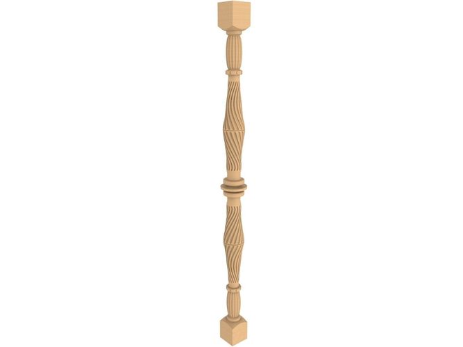 Baluster stair railings and balusters 3D print model