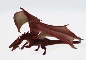 Crimson Inferno Dragon 3D model_3