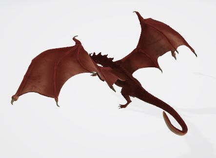 Crimson Inferno Dragon 3D model_4