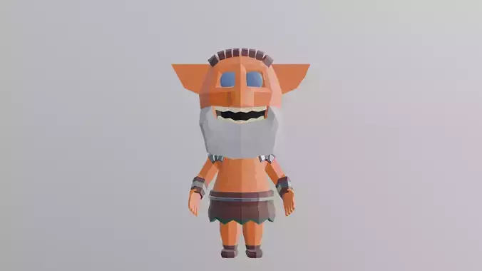 Low Poly Stylized Character - Game - Ready Character Low-poly 3D model