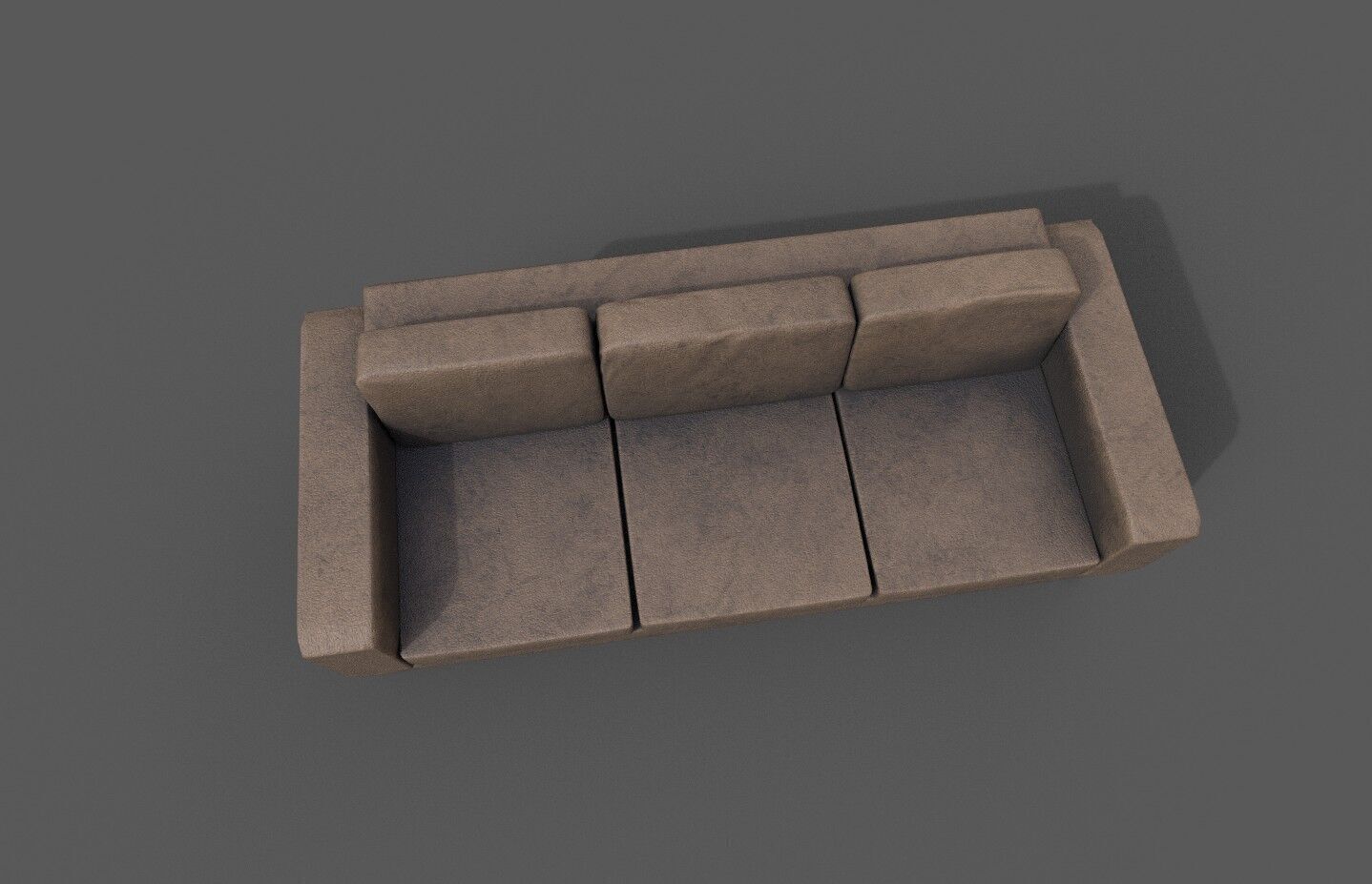 High-Quality 3D Sofa Low-poly 3D model_4