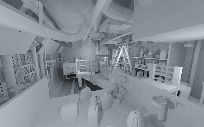 Environments 3D model