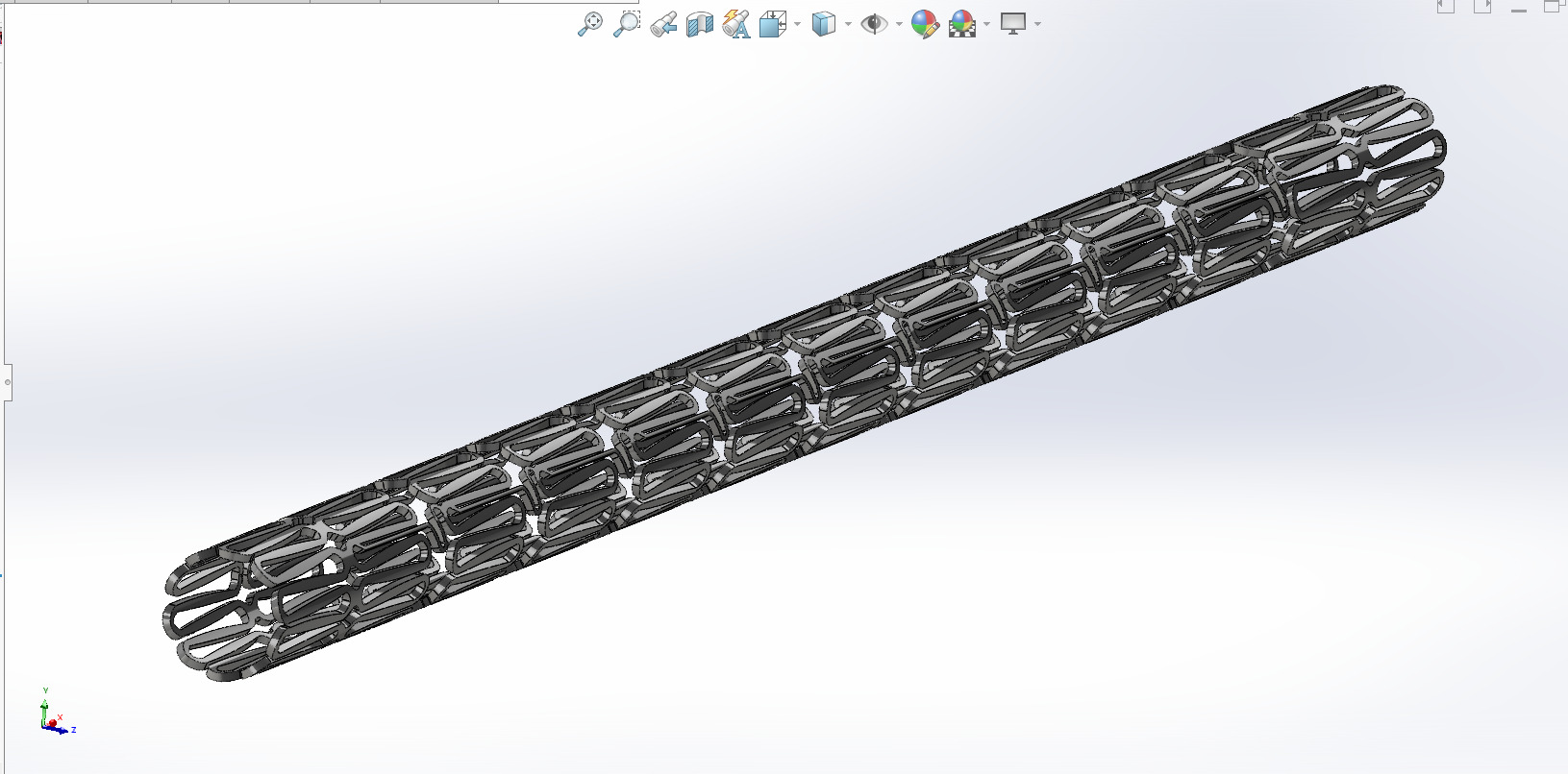 Heart stent 3D print model_2