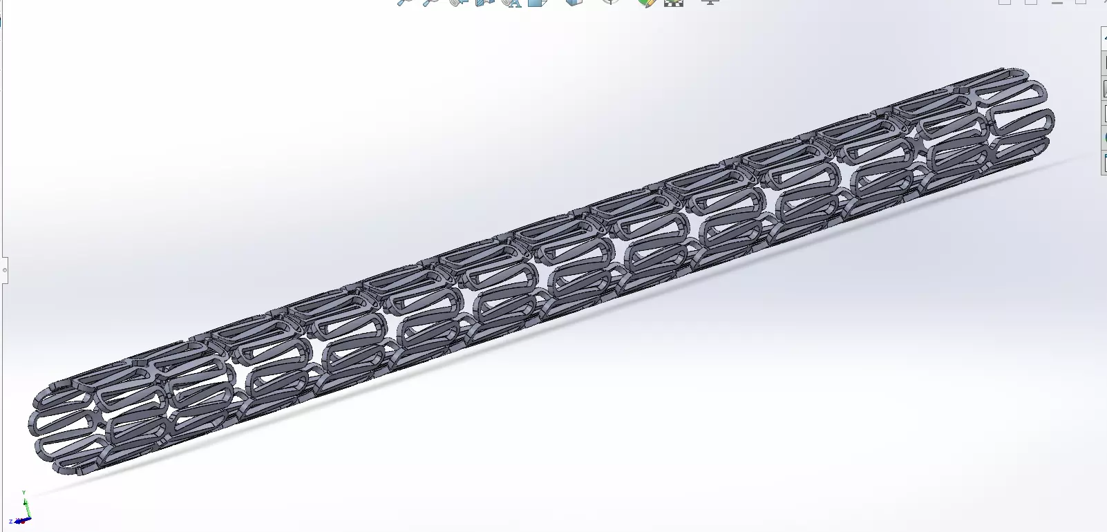 Heart stent 3D print model_0