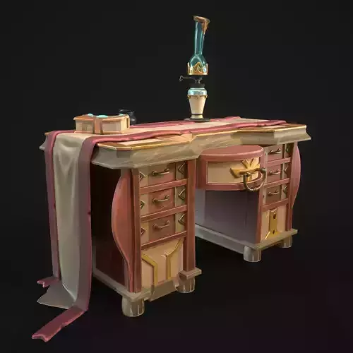 Stylish Magician Alchemist Table Oil Lamp