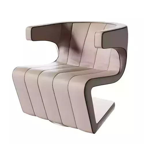Gamma Dean Leather Armchair