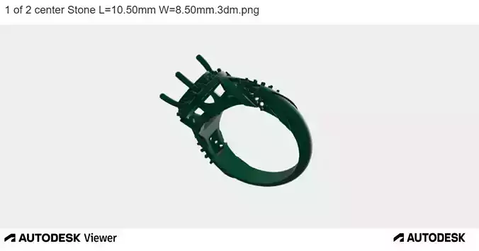 Radiant Halo Ring 3D print model
