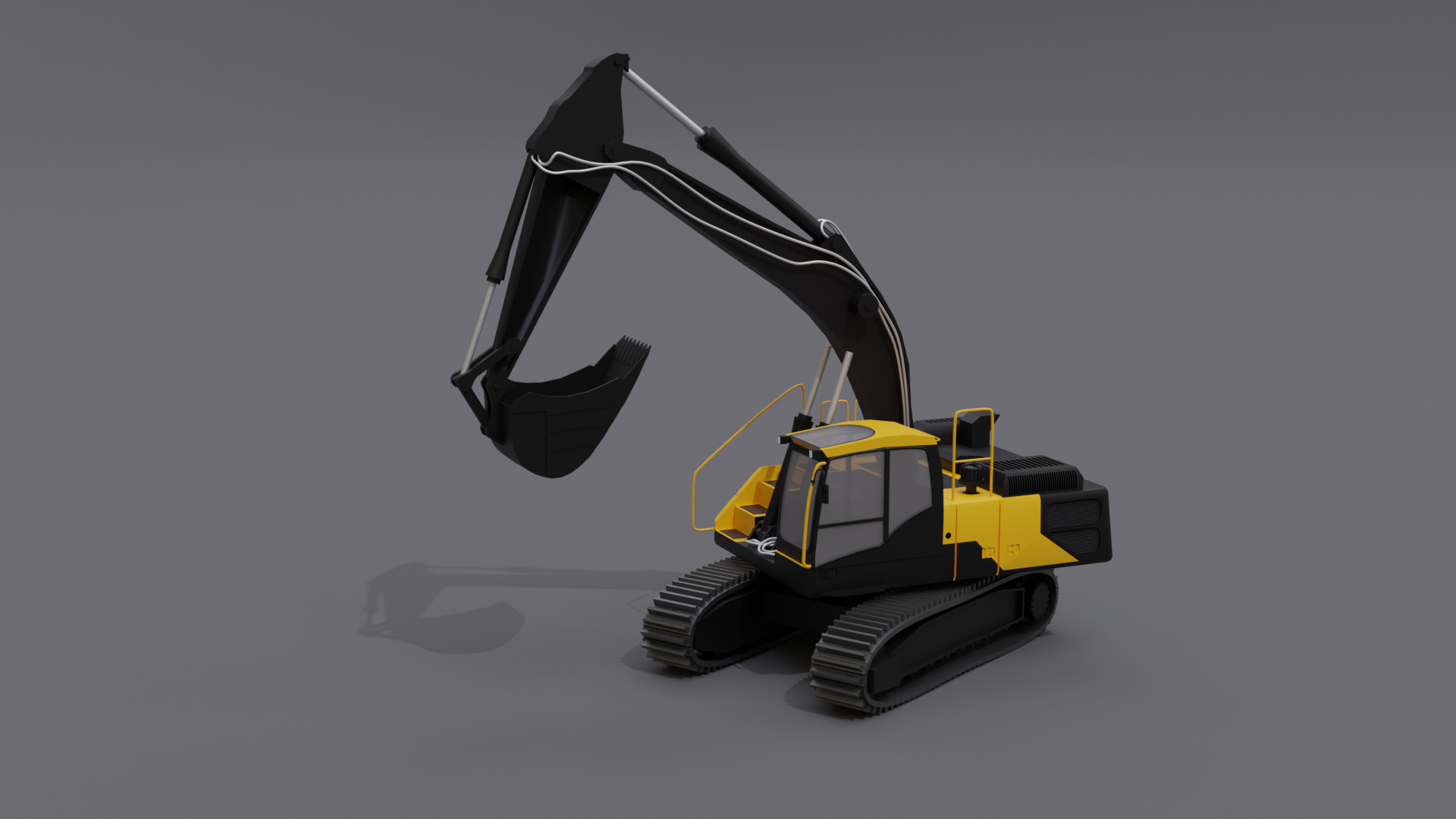 Construction vehicles  3D model_4