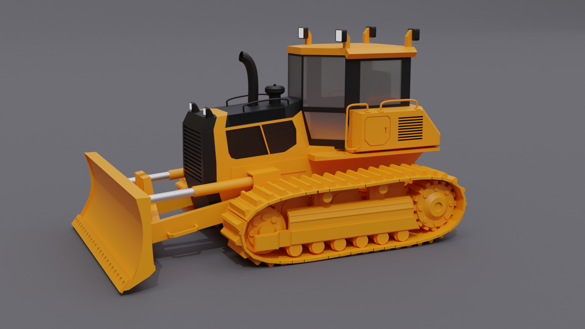 Construction vehicles  3D model_2