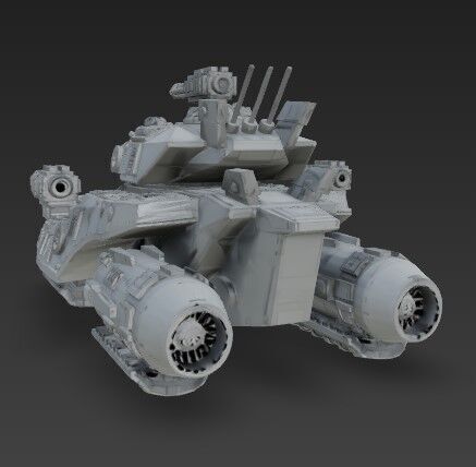 3D Printable Iron Oath Coral Air Support Tank 3D model_9