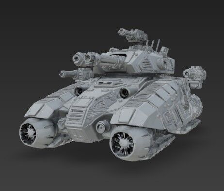 3D Printable Iron Oath Coral Air Support Tank 3D model_5
