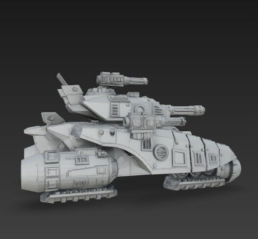 3D Printable Iron Oath Coral Air Support Tank 3D model_4