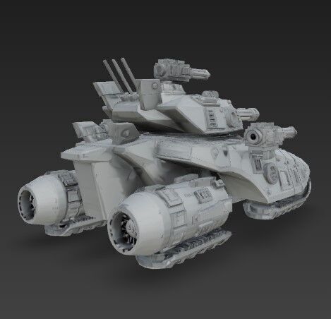 3D Printable Iron Oath Coral Air Support Tank 3D model_7