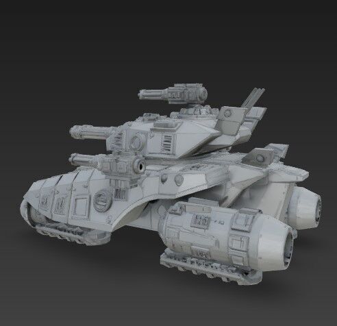 3D Printable Iron Oath Coral Air Support Tank 3D model_8