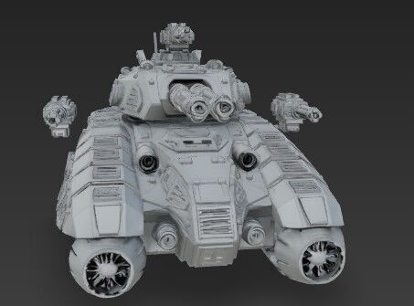 3D Printable Iron Oath Coral Air Support Tank 3D model_1