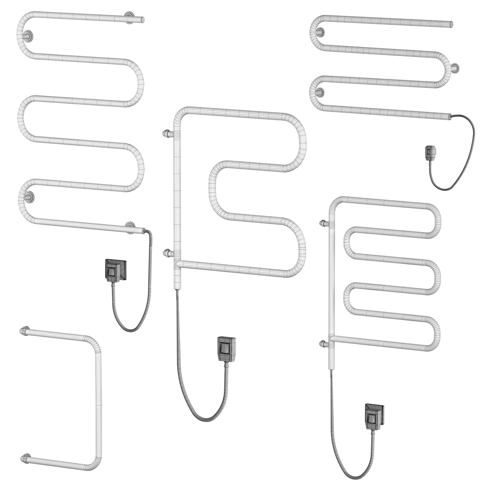 Terminus towel rail 3D model_18