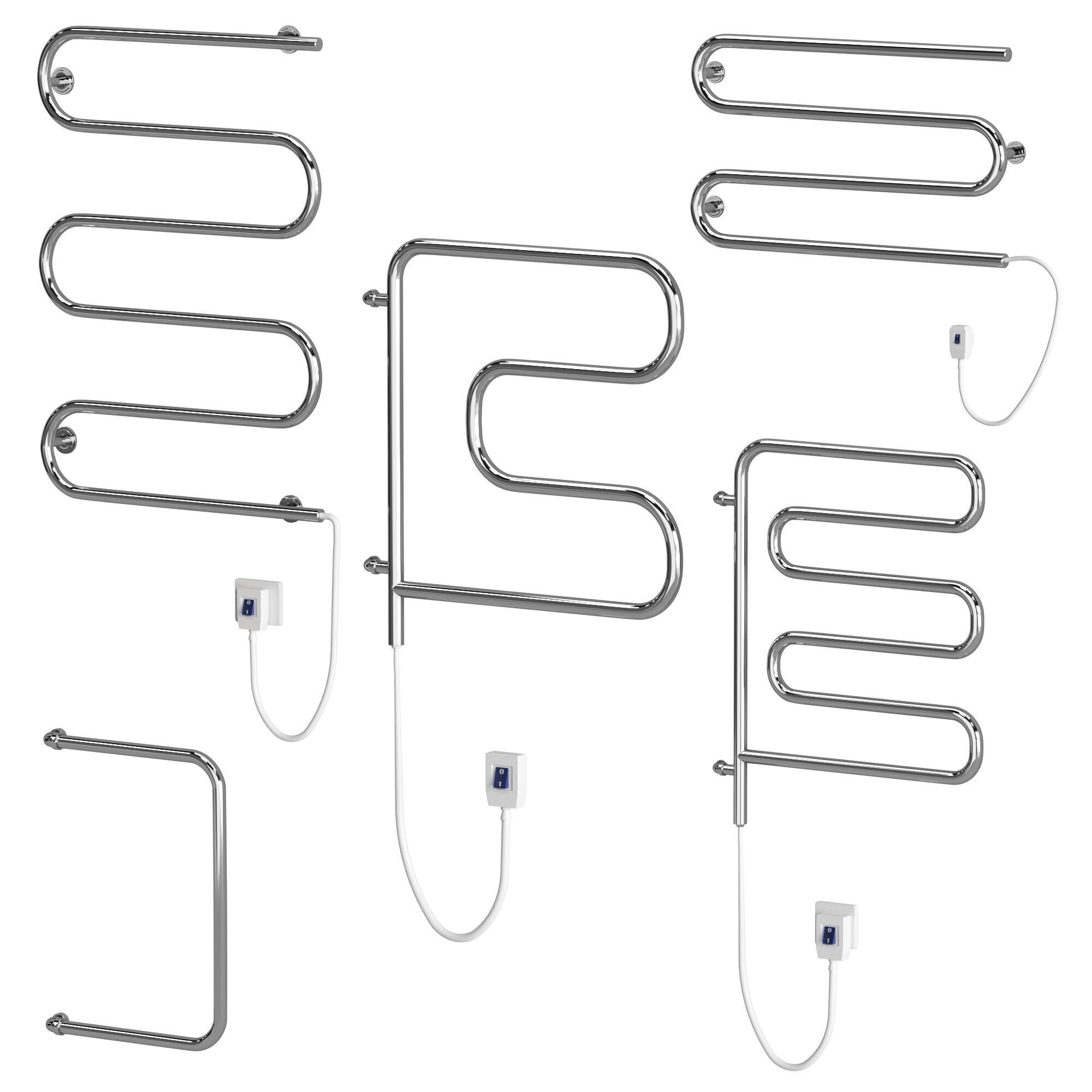 Terminus towel rail 3D model_12