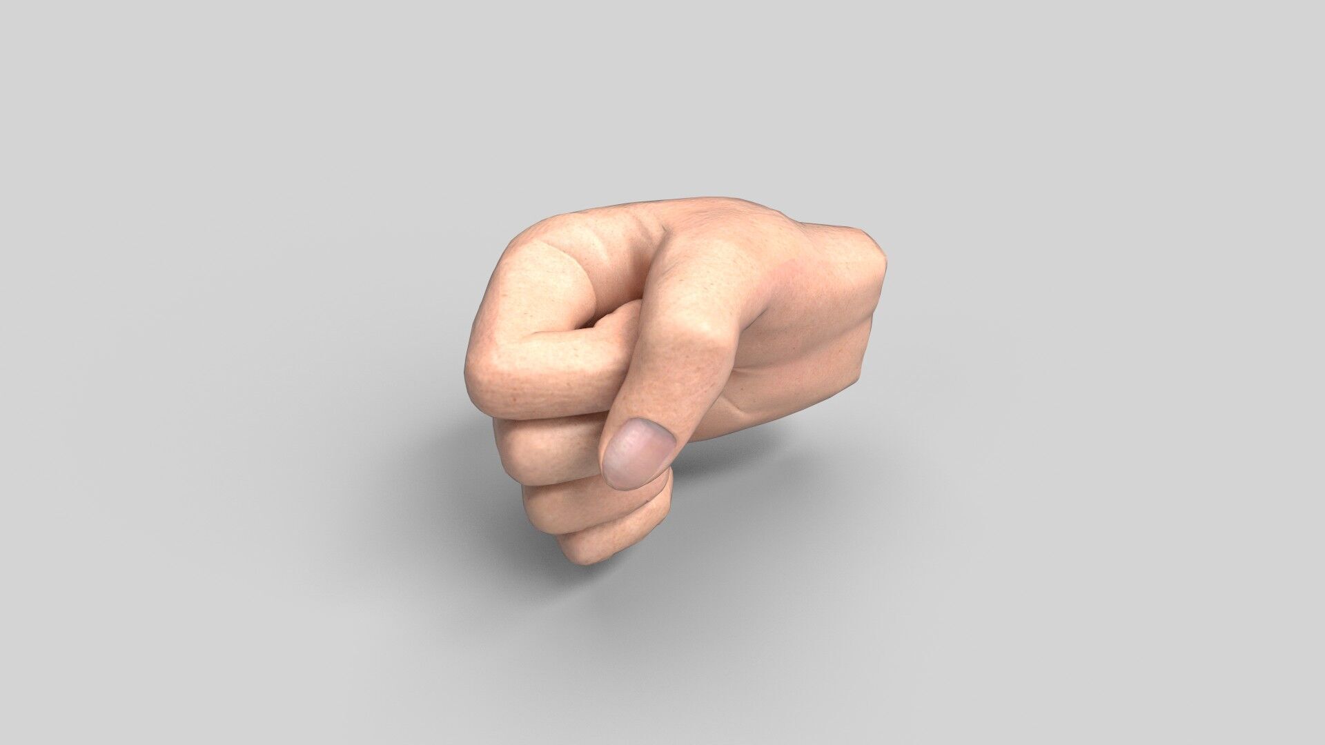 Fist CG1 3D model_4