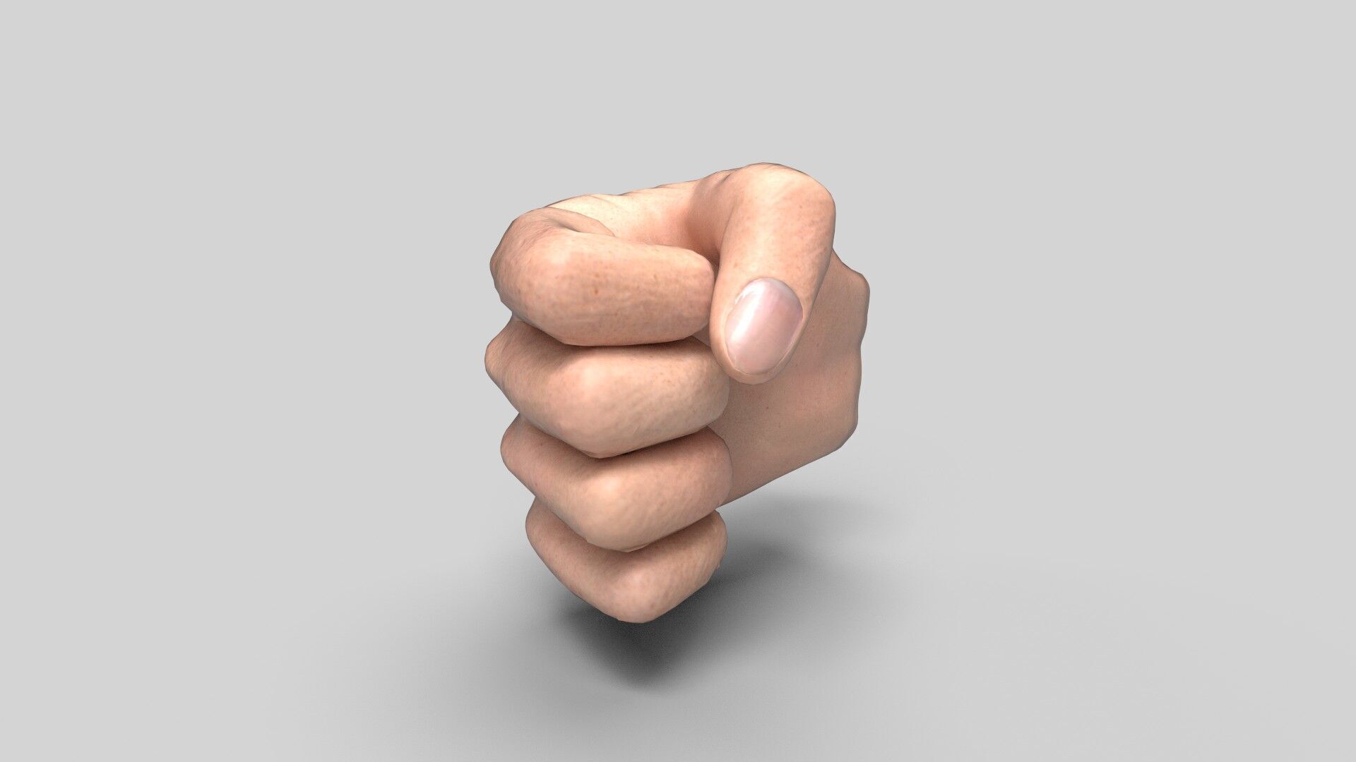 Fist CG1 3D model_2