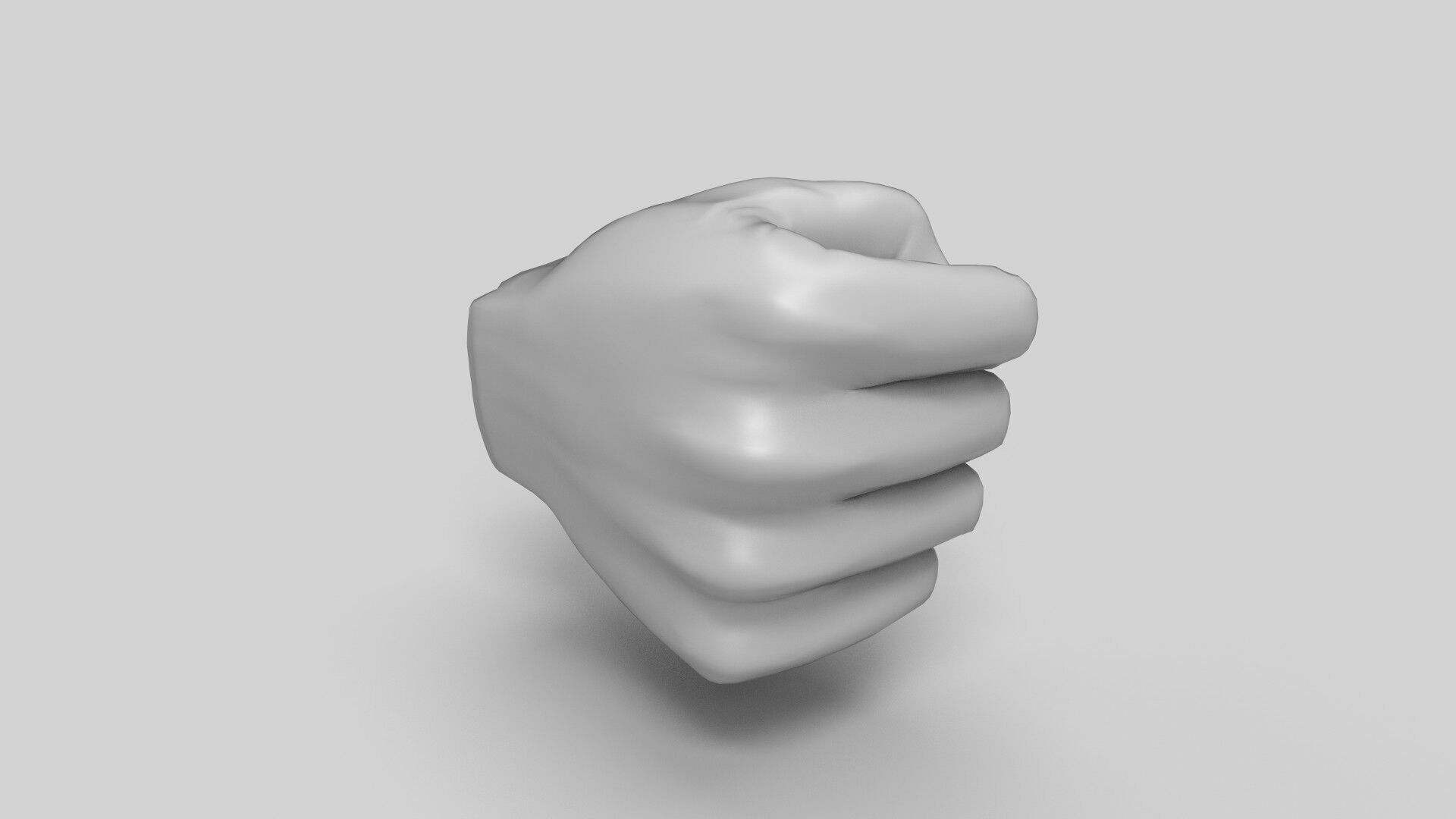 Fist CG1 3D model_5