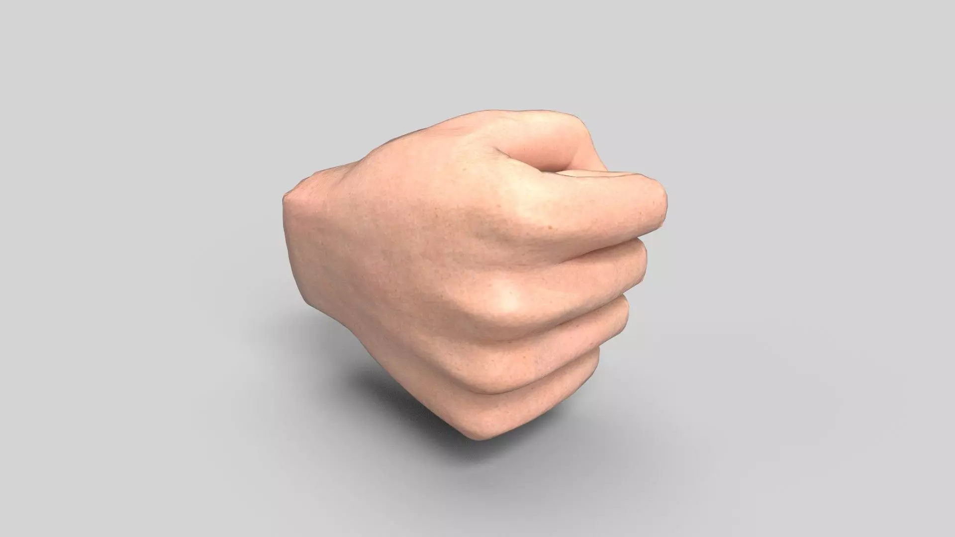 Fist CG1 3D model_0